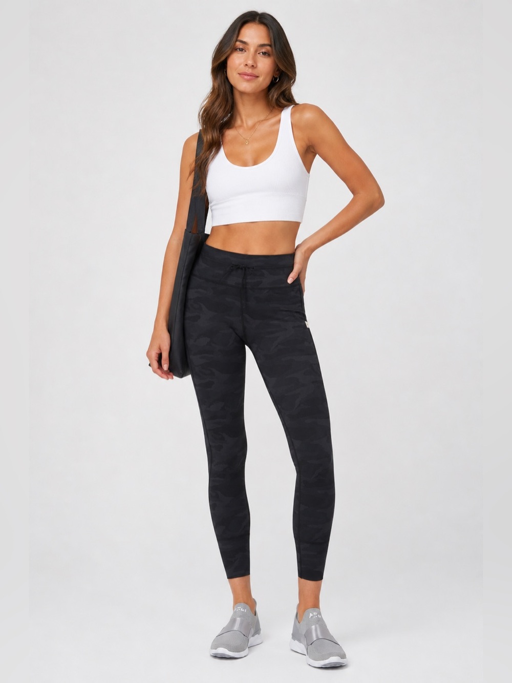 Vuori Daily Legging Black Camo High Rise Performance Leggings XS NWT